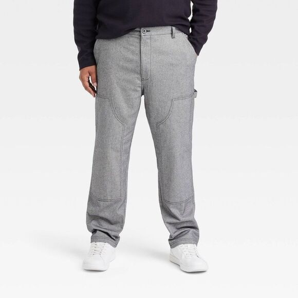 Houston White -  Adult Relaxed Chino Pants - Black XX White - Picture 1 of 3